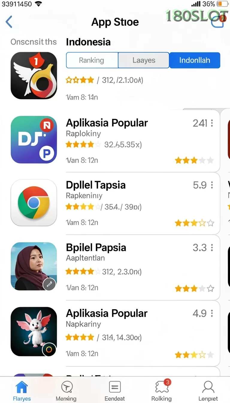 Cuplikan layar 9399 — menu navigasi