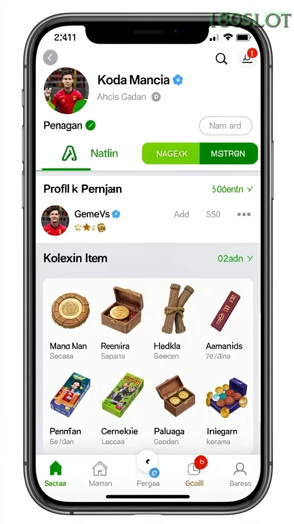 Cuplikan layar REJEKIGAMES — aktivitas